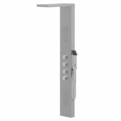 Altair Matt Stainless Steel Thermostatic Shower Panel