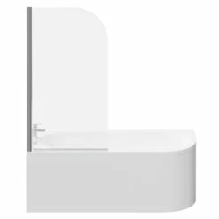 Arc 1700mm X 750mm Left Hand Curved Shower Bath With Bath Screen And Front Bath Panel 11 Arc 1700mm X 750mm Left Hand Curved Shower Bath With Bath Screen And Front Bath Panel -Wholesaledomestic Shop arc 1700mm x 750mm left hand curved shower bath with bath screen and front bath panel front 12976.1691438787