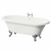 Windsor. Brescia 1780mm X 825mm Double Ended Freestanding Roll Top Bath With Chrome Claw Feet 1 Windsor. Brescia 1780mm X 825mm Double Ended Freestanding Roll Top Bath With Chrome Claw Feet -Wholesaledomestic Shop brescia 1780mm x 825mm double ended freestanding roll top bath with chrome claw feet right 30108.1667579107