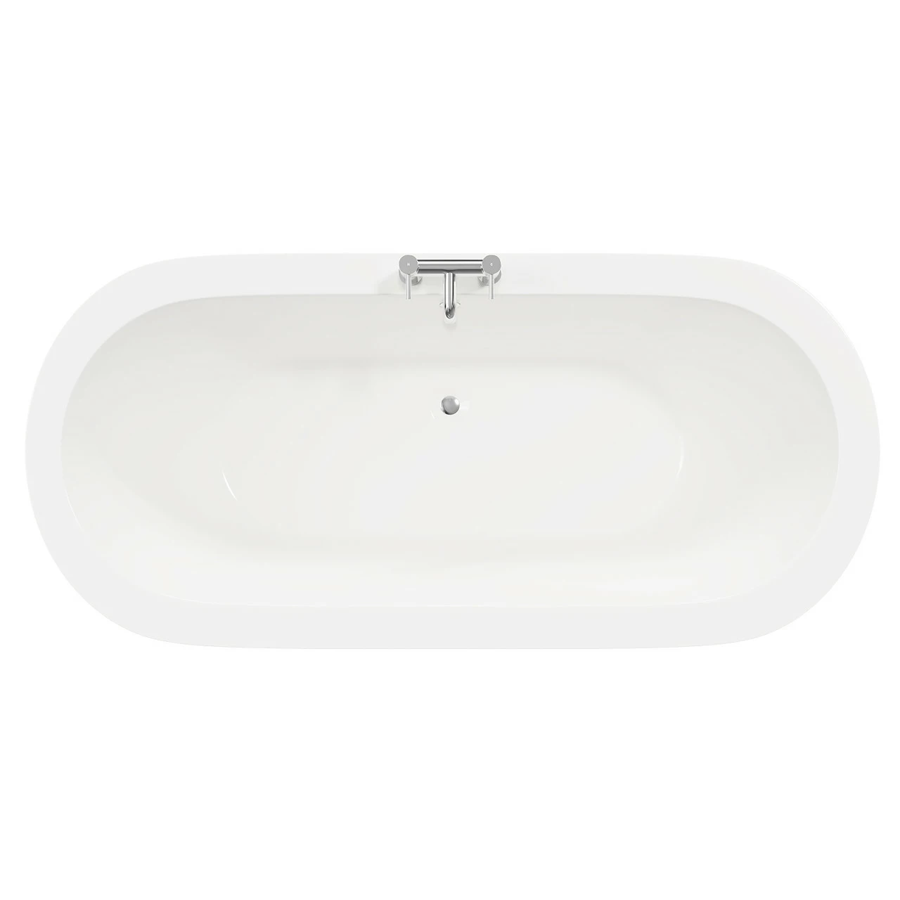 Brescia 1780mm X 825mm Double Ended Freestanding Roll Top Bath With Chrome Tiger Feet 7 Brescia 1780mm X 825mm Double Ended Freestanding Roll Top Bath With Chrome Tiger Feet - Image 5