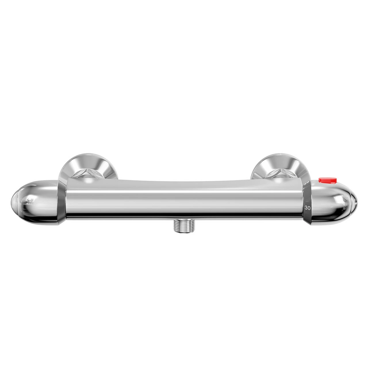 Bullet Polished Chrome Round Thermostatic Bar Shower Valve 4 Bullet Polished Chrome Round Thermostatic Bar Shower Valve - Image 2