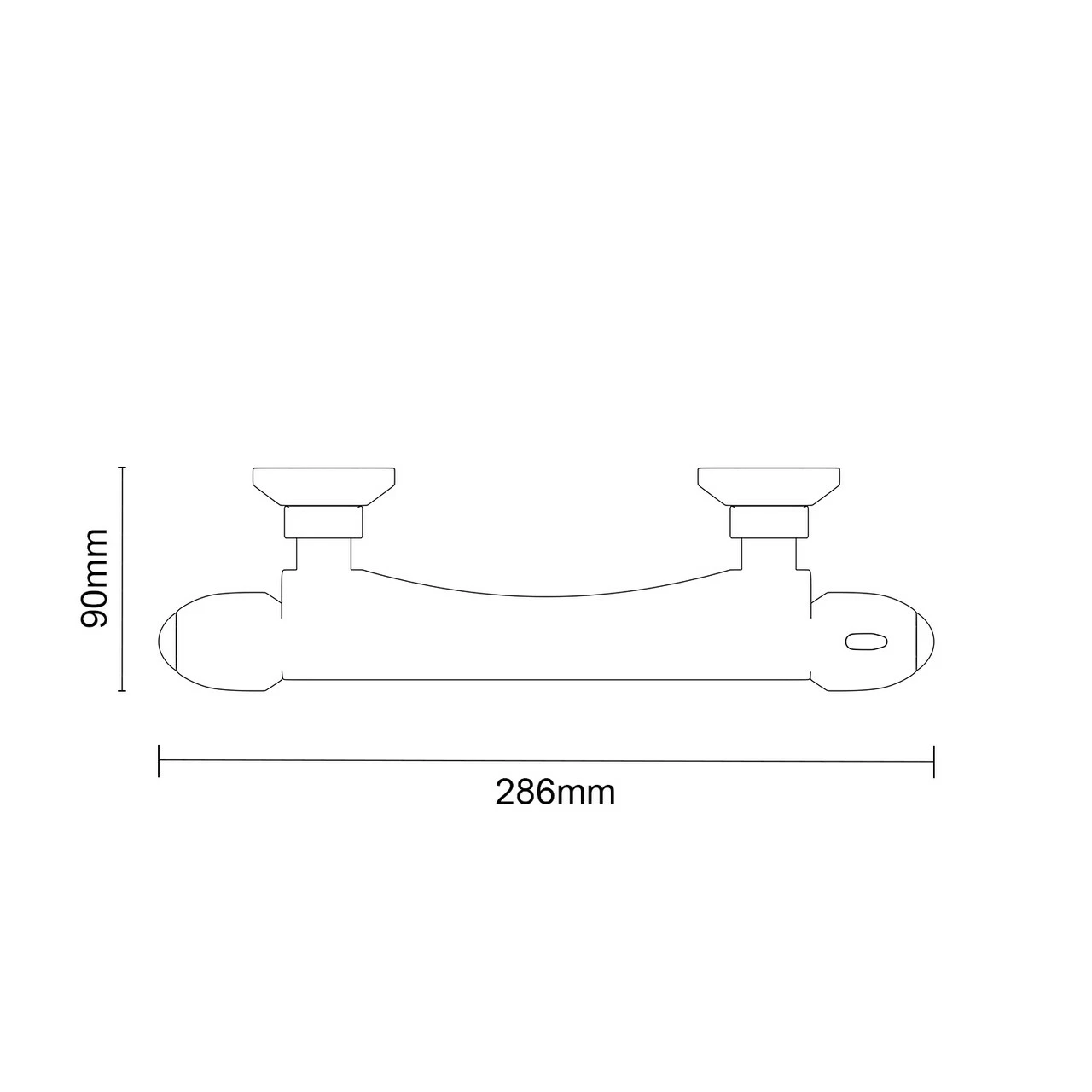 Bullet Polished Chrome Round Thermostatic Bar Shower Valve 8 Bullet Polished Chrome Round Thermostatic Bar Shower Valve - Image 6