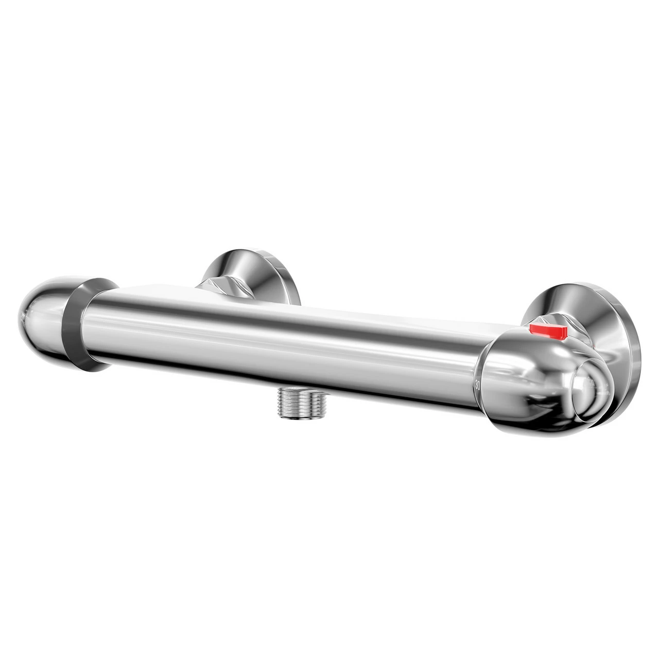 Bullet Polished Chrome Round Thermostatic Bar Shower Valve 3 Bullet Polished Chrome Round Thermostatic Bar Shower Valve