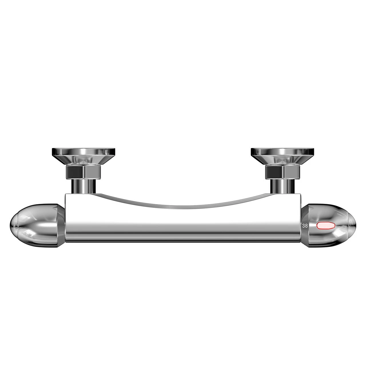 Bullet Polished Chrome Round Thermostatic Bar Shower Valve 7 Bullet Polished Chrome Round Thermostatic Bar Shower Valve - Image 5