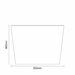 Cairo 1685mm X 804mm Double Ended Freestanding Bath 13 Cairo 1685mm X 804mm Double Ended Freestanding Bath -Wholesaledomestic Shop cairo 1685mm x 804mm double ended freestanding bath line side 25259.1665158114