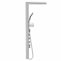 Carina Black Glass Thermostatic Shower Panel -Wholesaledomestic Shop carina black glass thermostatic shower panel side 05351.1652444735