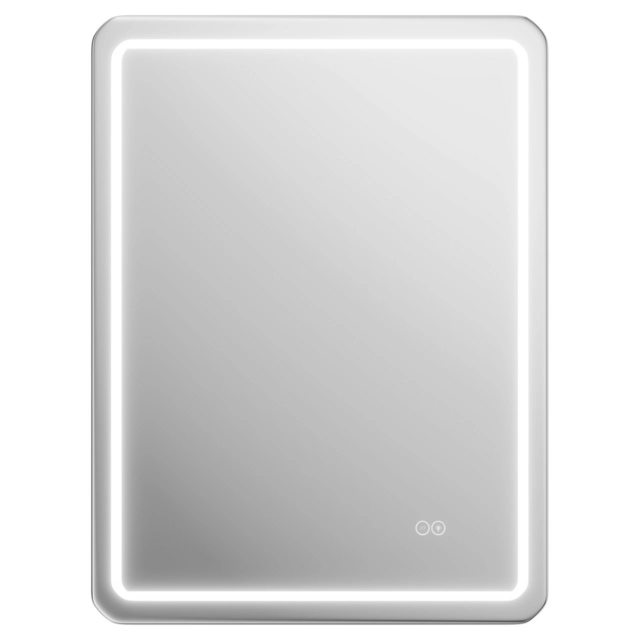 Carna 600mm X 800mm Illuminated LED Mirror With Demister 4 Carna 600mm X 800mm Illuminated LED Mirror With Demister - Image 2