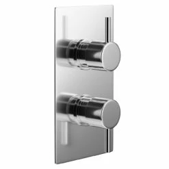 Circo Polished Chrome Concealed Twin Thermostatic Shower Valve - 1 Outlet 10 Circo Polished Chrome Concealed Twin Thermostatic Shower Valve - 1 Outlet -Wholesaledomestic Shop circo polished chrome concealed twin thermostatic shower valve left 00593.1652443984