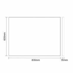 Colore Black Aluminium Framed 800mm X 600mm Illuminated LED Mirror With Demister 9 Colore Black Aluminium Framed 800mm X 600mm Illuminated LED Mirror With Demister -Wholesaledomestic Shop colore black aluminium framed 800mm x 600mm illuminated led mirror with demister line side 84322.1658132911