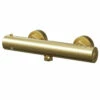 Colore Brushed Brass Round Thermostatic Bar Shower Valve