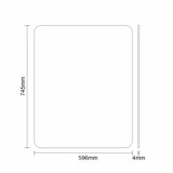 Colore Gunmetal Grey 596mm X 745mm Mirror 8 Colore Gunmetal Grey 596mm X 745mm Mirror -Wholesaledomestic Shop colore gunmetal grey 596mm x 745mm mirror line side 43590.1658132915