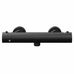 Wholesaledomestic Shop -Wholesaledomestic Shop colore matt black round thermostatic bar shower valve front 56881.1678709861