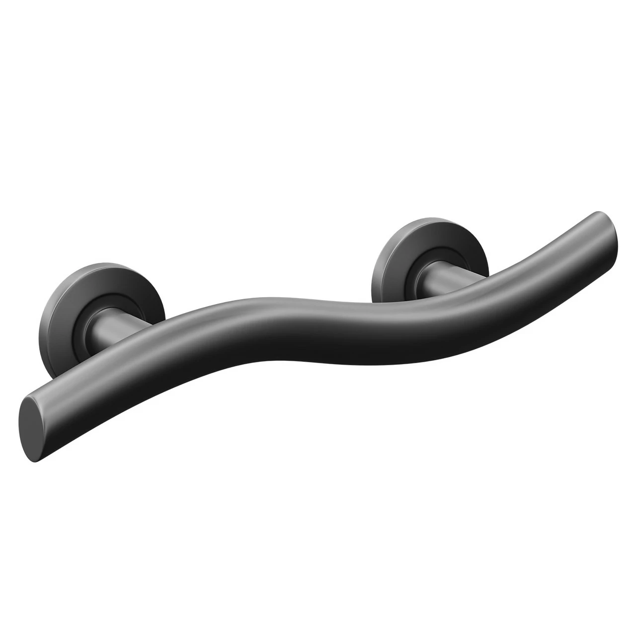 Colore Matt Black 14" Curved Grab Rail 5 Colore Matt Black 14" Curved Grab Rail - Image 3