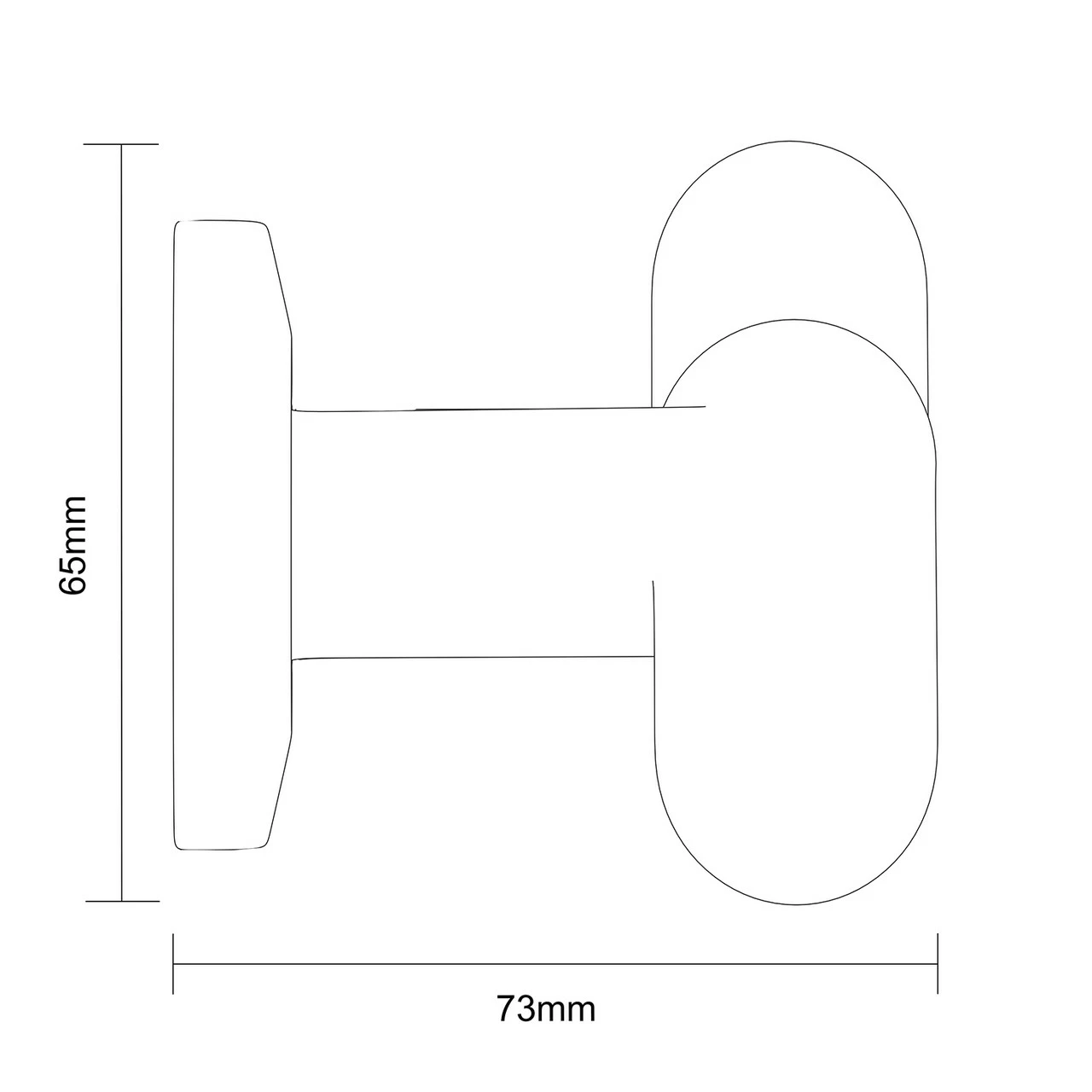 Colore Matt Black 14" Curved Grab Rail 8 Colore Matt Black 14" Curved Grab Rail - Image 6
