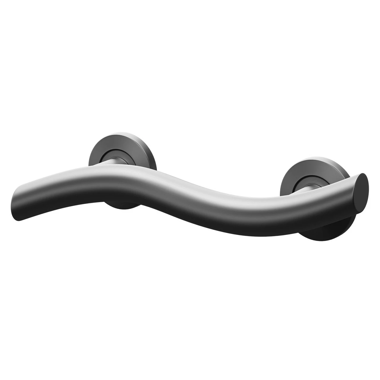 Colore Matt Black 14" Curved Grab Rail 3 Colore Matt Black 14" Curved Grab Rail