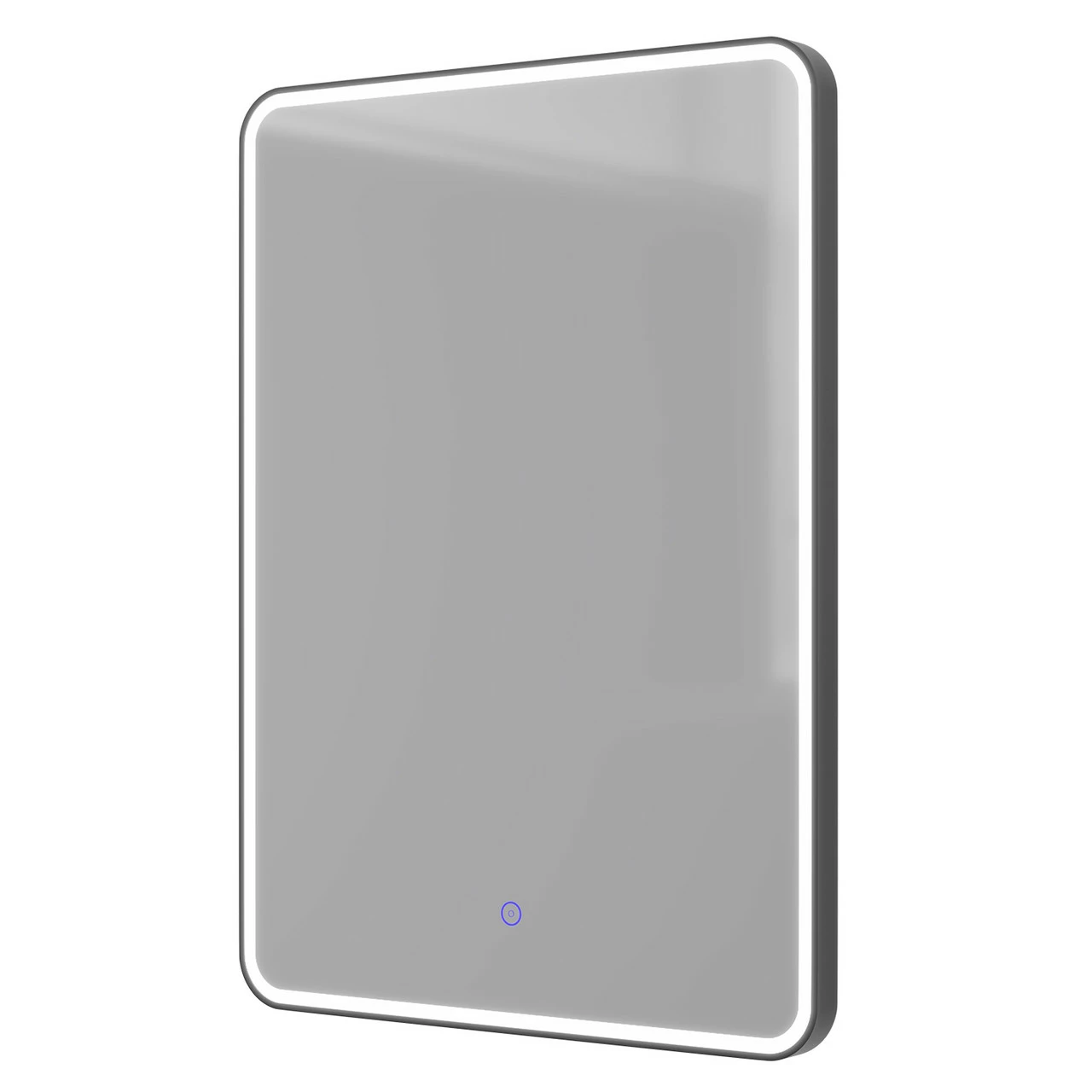 Colore Matt Black 500mm X 700mm Illuminated LED Mirror With Demister 3 Colore Matt Black 500mm X 700mm Illuminated LED Mirror With Demister