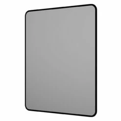 Colore Matt Black 596mm X 745mm Mirror