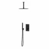 Colore Matt Black Concealed Push Button Twin Thermostatic Shower Valve Including 300mm Round Fixed Shower Head With Ceiling Arm And Round Shower Outlet Holder With Kit - 2 Outlet 2 Colore Matt Black Concealed Push Button Twin Thermostatic Shower Valve Including 300mm Round Fixed Shower Head With Ceiling Arm And Round Shower Outlet Holder With Kit - 2 Outlet -Wholesaledomestic Shop colore matt black concealed push button twin thermostatic shower valve including 300mm round fixed shower head with ceiling arm and round shower outlet holder with kit right 20951.1652445031
