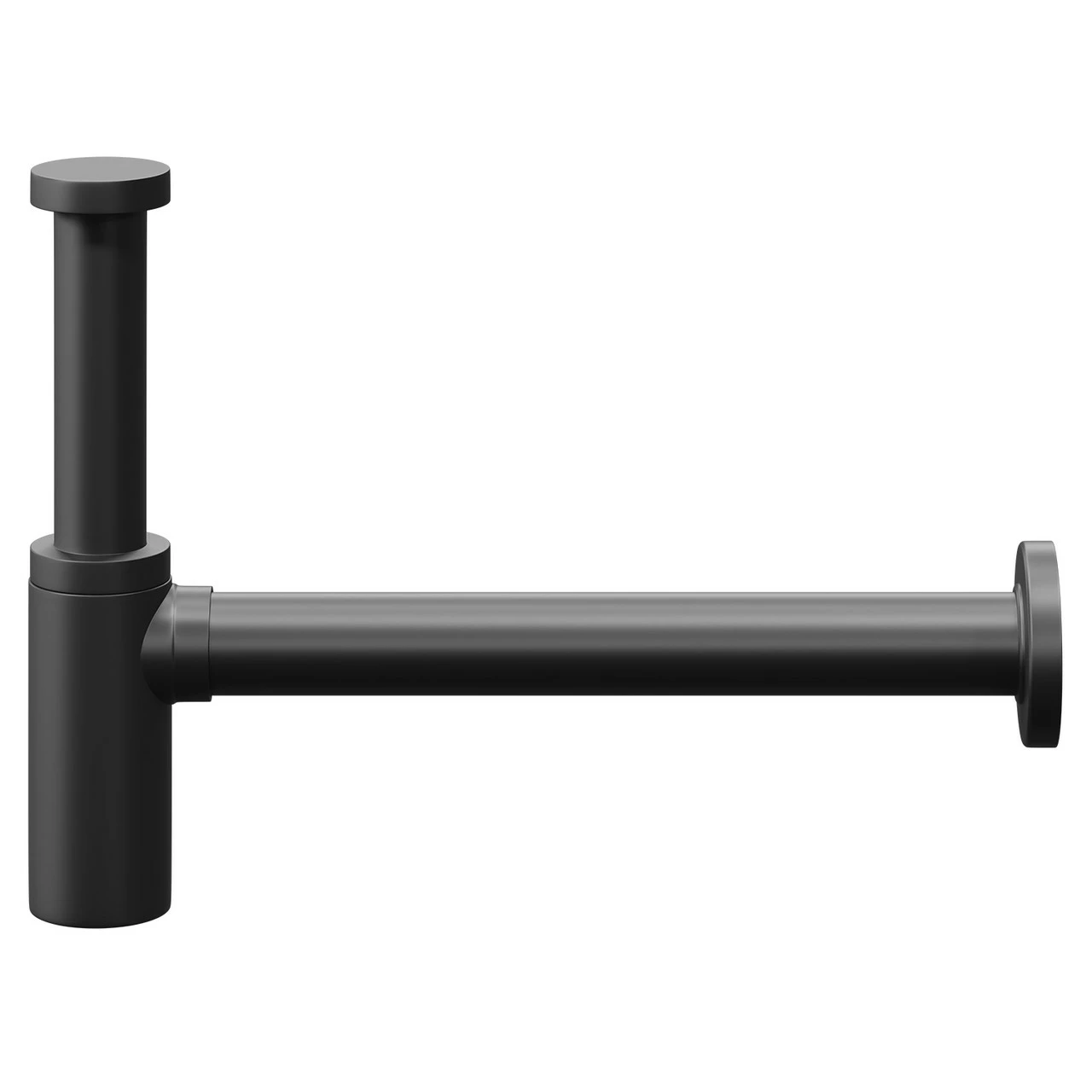 Colore Round Matt Black Basin Bottle Trap 4 Colore Round Matt Black Basin Bottle Trap - Image 2