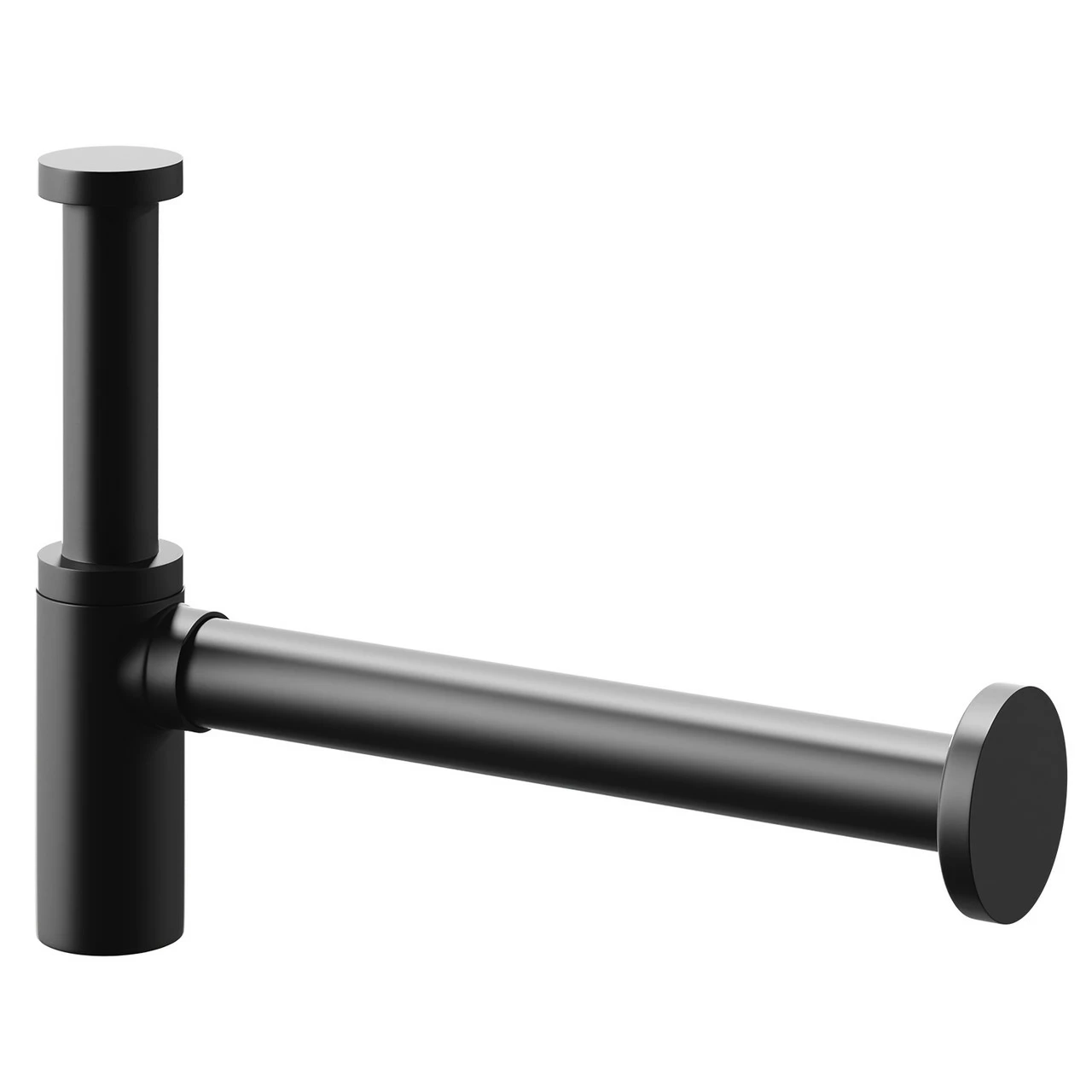 Colore Round Matt Black Basin Bottle Trap 3 Colore Round Matt Black Basin Bottle Trap