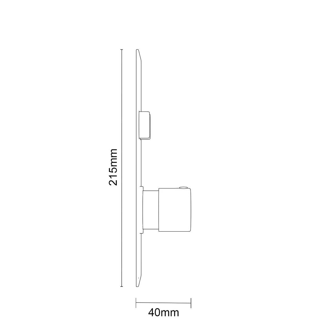 Colore Round Matt Black Concealed Push Button Shower Valve - 2 Outlet - Image 6