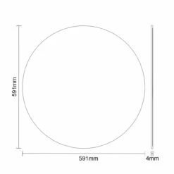 Colore Polished Chrome 591mm Round Mirror 9 Colore Polished Chrome 591mm Round Mirror -Wholesaledomestic Shop colore polished chrome 591mm round mirror line side 28783.1658132916