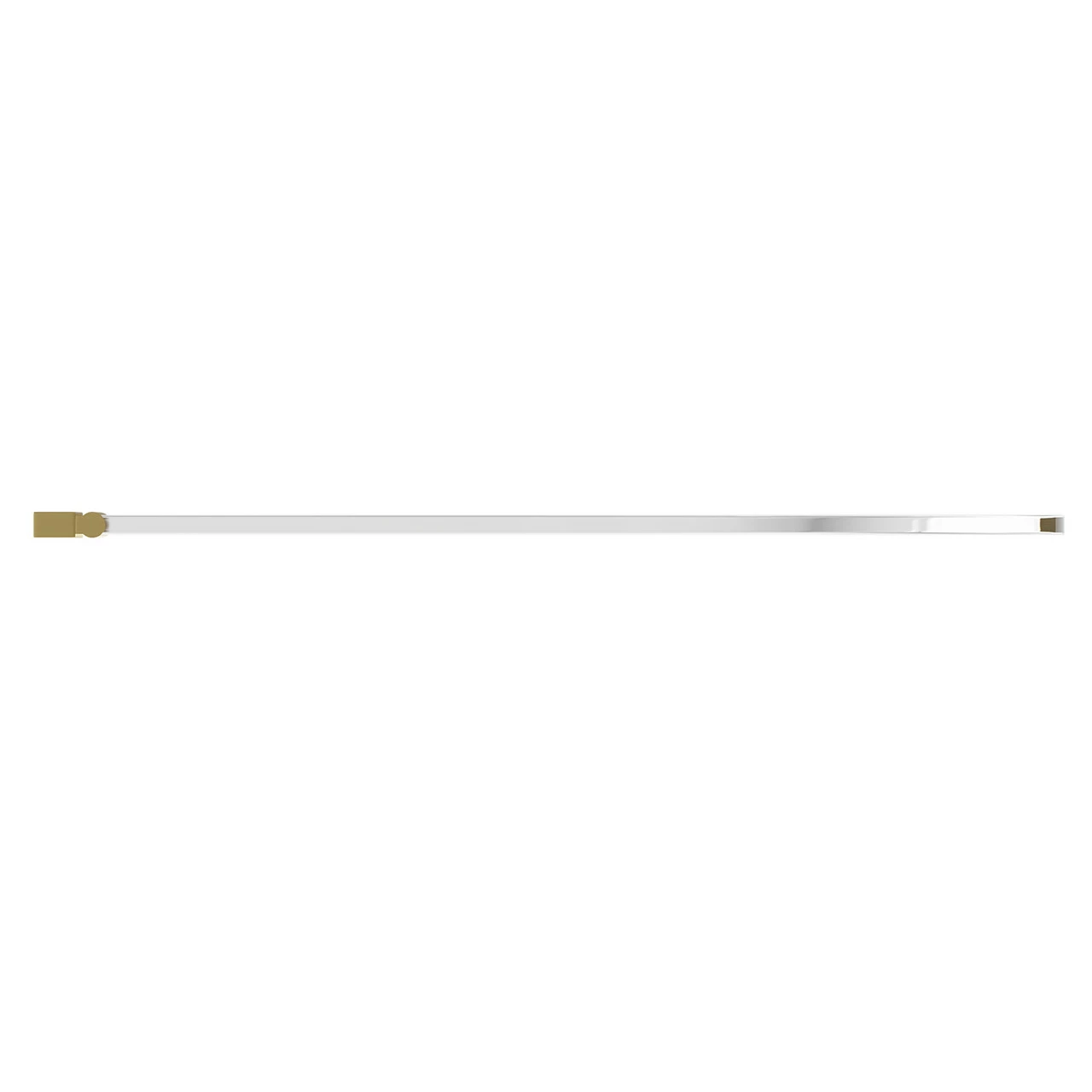 Colore Round Brushed Brass 770mm Single Section Bath Shower Screen 7 Colore Round Brushed Brass 770mm Single Section Bath Shower Screen - Image 5