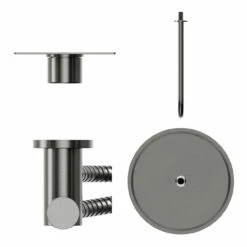 Colore Round Gunmetal Grey Concealed Triple Thermostatic Valve Mixer Shower Including 300mm Fixed Shower Head With Wall Arm And Shower Outlet Holder With Kit - 2 Outlet 12 Colore Round Gunmetal Grey Concealed Triple Thermostatic Valve Mixer Shower Including 300mm Fixed Shower Head With Wall Arm And Shower Outlet Holder With Kit - 2 Outlet -Wholesaledomestic Shop colore round gunmetal grey concealed triple thermostatic valve mixer shower including 300mm fixed shower head with wall arm and shower outlet holder with kit top 03160.1672833238