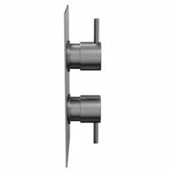 Colore Round Gunmetal Grey Concealed Twin Thermostatic Shower Valve - 1 Outlet 11 Colore Round Gunmetal Grey Concealed Twin Thermostatic Shower Valve - 1 Outlet -Wholesaledomestic Shop colore round gunmetal grey concealed twin thermostatic shower valve side 95187.1658132925