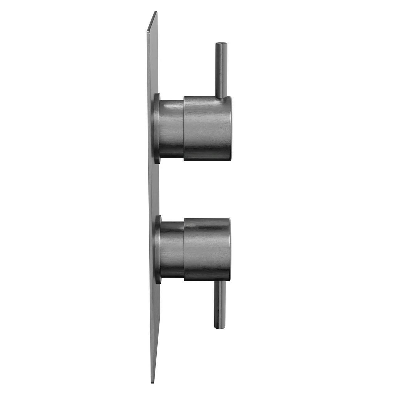 Colore Round Gunmetal Grey Concealed Twin Thermostatic Shower Valve - 1 Outlet 6 Colore Round Gunmetal Grey Concealed Twin Thermostatic Shower Valve - 1 Outlet - Image 4