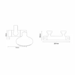 Colore Round Gunmetal Grey Thermostatic Bar Valve Mixer Shower With Round Slide Rail Kit 13 Colore Round Gunmetal Grey Thermostatic Bar Valve Mixer Shower With Round Slide Rail Kit -Wholesaledomestic Shop colore round gunmetal grey thermostatic bar valve mixer shower with round slide rail kit line top 78622.1678443253