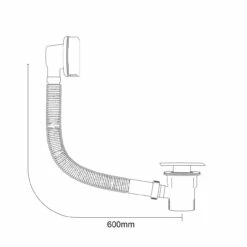 Colore Square Matt Black Easy Clean Sprung Click Clack Bath Waste 13 Colore Square Matt Black Easy Clean Sprung Click Clack Bath Waste -Wholesaledomestic Shop colore square matt black easy clean sprung click clack bath waste line side 98255.1666801389