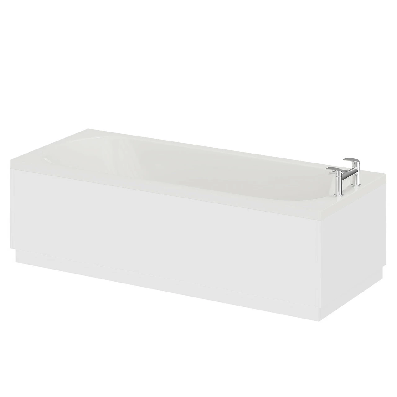 Compact 1400mm X 700mm Straight Single Ended Bath 4 Compact 1400mm X 700mm Straight Single Ended Bath - Image 2