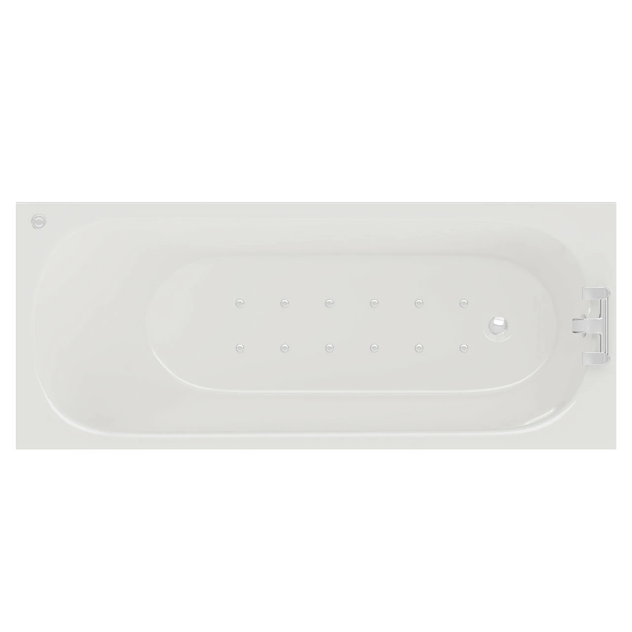 Compact 1700mm X 700mm 12 Jet Easifit Single Ended Spa Bath