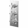 Cross Polished Chrome Concealed Triple Thermostatic Shower Valve - 2 Outlet 2 Cross Polished Chrome Concealed Triple Thermostatic Shower Valve - 2 Outlet -Wholesaledomestic Shop cross polished chrome concealed triple thermostatic shower valve right 33044.1652443987