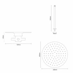 Windsor. Cross Polished Chrome Twin Thermostatic Valve Mixer Shower With Round Shower Head And Wall Arm - 1 Outlet 12 Windsor. Cross Polished Chrome Twin Thermostatic Valve Mixer Shower With Round Shower Head And Wall Arm - 1 Outlet -Wholesaledomestic Shop cross polished chrome twin thermostatic valve mixer shower with round shower head and wall arm line top 45558.1652445399