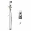 Cross Polished Chrome Twin Thermostatic Valve Mixer Shower With Tyne Slide Rail Kit And Round Shower Elbow - 1 Outlet 1 Cross Polished Chrome Twin Thermostatic Valve Mixer Shower With Tyne Slide Rail Kit And Round Shower Elbow - 1 Outlet -Wholesaledomestic Shop cross polished chrome twin thermostatic valve mixer shower with tyne slide rail kit and round shower elbow right 99581.1652445400
