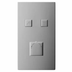Cubix Polished Chrome Concealed Push Button Twin Shower Valve - 2 Outlet 9 Cubix Polished Chrome Concealed Push Button Twin Shower Valve - 2 Outlet -Wholesaledomestic Shop cubix polished chrome concealed push button twin shower valve front 07512.1652444552