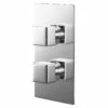 Cubix Polished Chrome Concealed Twin Thermostatic Shower Valve - 1 Outlet 1 Cubix Polished Chrome Concealed Twin Thermostatic Shower Valve - 1 Outlet -Wholesaledomestic Shop cubix polished chrome concealed twin thermostatic shower valve right 26034.1652443984