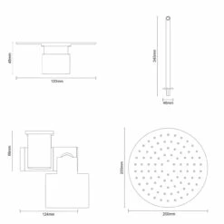 Cubix Polished Chrome Triple Thermostatic Valve Mixer Shower With Round Fixed Head And Thames Shower Slide Rail Kit - 2 Outlet 12 Cubix Polished Chrome Triple Thermostatic Valve Mixer Shower With Round Fixed Head And Thames Shower Slide Rail Kit - 2 Outlet -Wholesaledomestic Shop cubix polished chrome triple thermostatic valve mixer shower with round fixed head and thames shower slide rail kit line top 97033.1652445387