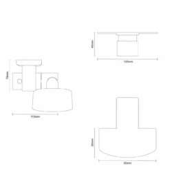 Cubix Polished Chrome Twin Thermostatic Valve Mixer Shower With Tyne Slide Rail Kit And Round Shower Elbow - 1 Outlet 12 Cubix Polished Chrome Twin Thermostatic Valve Mixer Shower With Tyne Slide Rail Kit And Round Shower Elbow - 1 Outlet -Wholesaledomestic Shop cubix polished chrome twin thermostatic valve mixer shower with tyne slide rail kit and round shower elbow line top 77699.1652445404