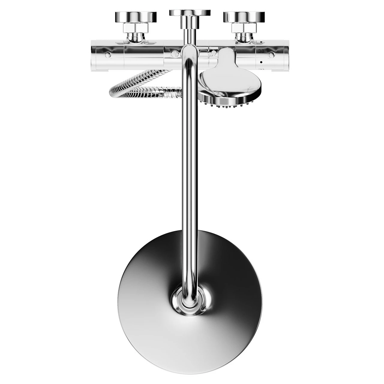 Delta Thermostatic Rigid Riser And Handset Shower System 7 Delta Thermostatic Rigid Riser And Handset Shower System - Image 5