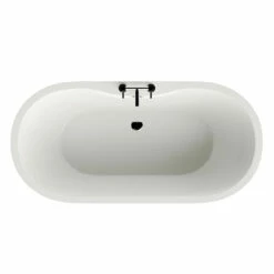 Florence Black 1650mm X 750mm Double Ended Freestanding Bath 12 Florence Black 1650mm X 750mm Double Ended Freestanding Bath -Wholesaledomestic Shop florence black 1650mm x 750mm double ended freestanding bath top 77492.1652444954