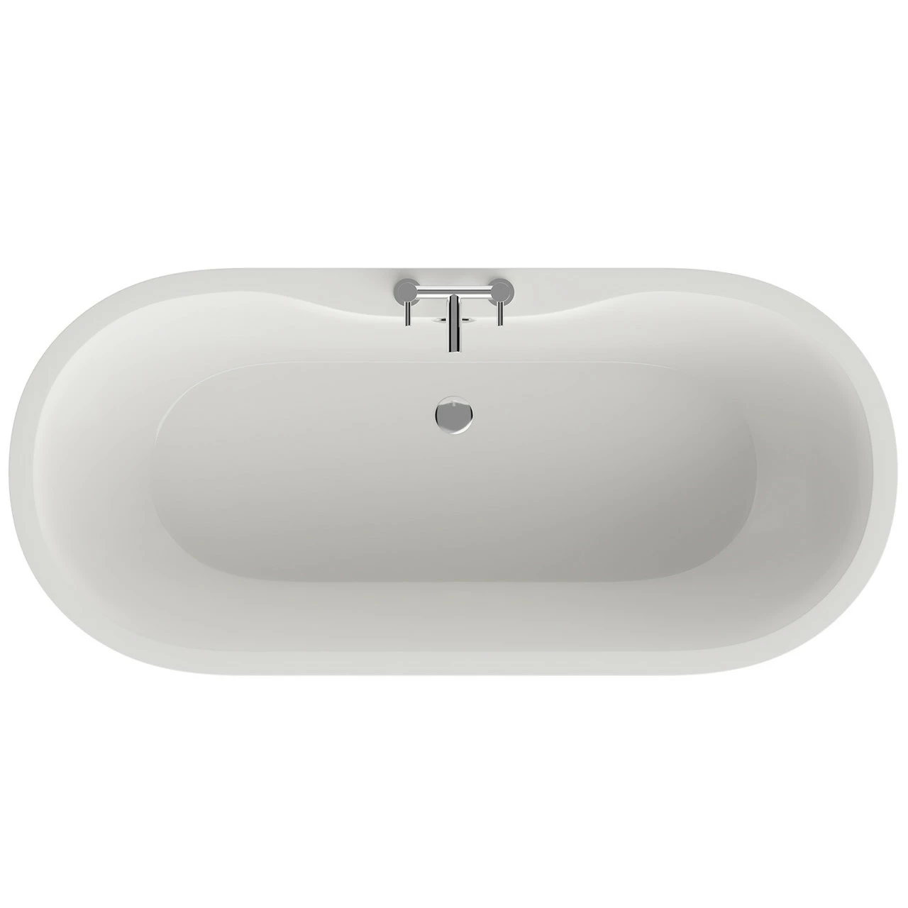 Florence Light Grey 1550mm X 745mm Double Ended Freestanding Bath 7 Florence Light Grey 1550mm X 745mm Double Ended Freestanding Bath - Image 5