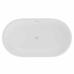 Genoa Gloss White 1500mm X 750mm Double Ended Freestanding Bath With Waste 12 Genoa Gloss White 1500mm X 750mm Double Ended Freestanding Bath With Waste -Wholesaledomestic Shop genoa gloss white 1500mm x 750mm double ended freestanding bath with waste top 53432.1652444959