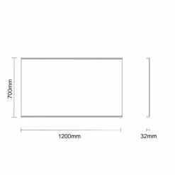 Hermes 1200mm X 700mm Illuminated LED Mirror 9 Hermes 1200mm X 700mm Illuminated LED Mirror -Wholesaledomestic Shop hermes 1200mm x 700mm illuminated led mirror line drawing 09499.1652443957