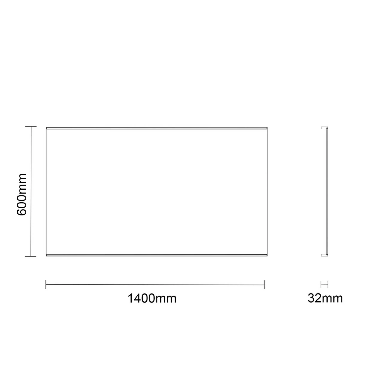Hermes 1400mm X 600mm Illuminated LED Mirror With Demister 6 Hermes 1400mm X 600mm Illuminated LED Mirror With Demister - Image 4