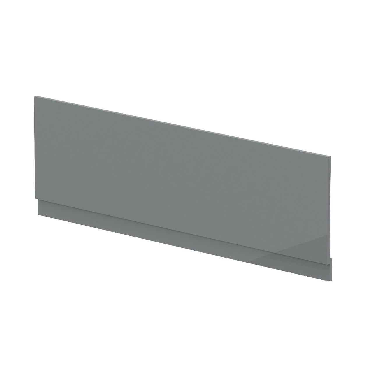 Hudson Reed Gloss Cloud Grey 1700mm Bath Front Panel With Plinth - BPR1305 3 Hudson Reed Gloss Cloud Grey 1700mm Bath Front Panel With Plinth - BPR1305