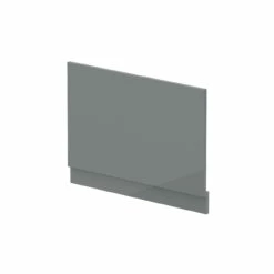 Hudson Reed Gloss Cloud Grey 800mm Bath End Panel With Plinth - BPR1313