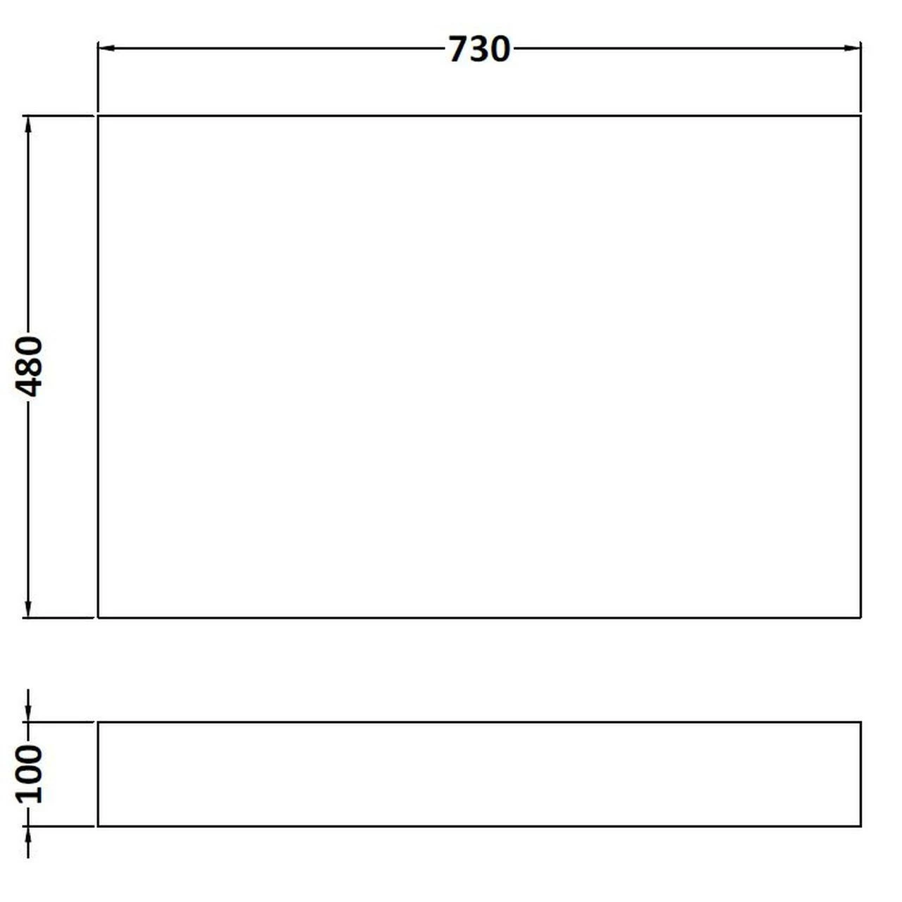 Hudson Reed Gloss Grey Mist 750mm End Bath Panel With Plinth - OFG471 5 Hudson Reed Gloss Grey Mist 750mm End Bath Panel With Plinth - OFG471 - Image 3